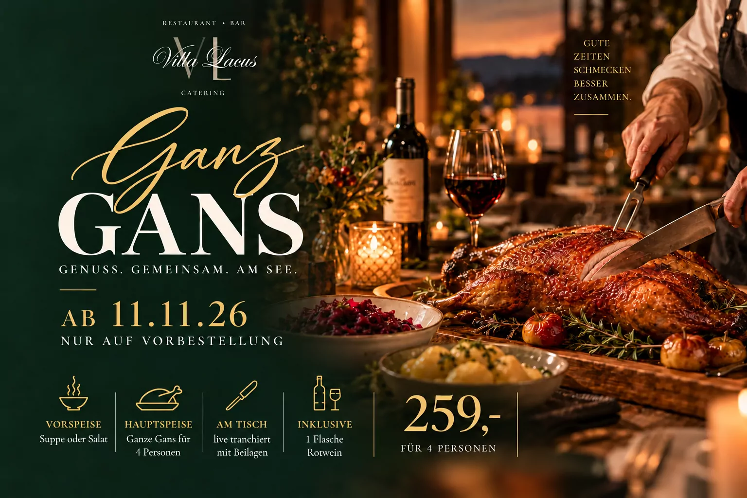 Gänseessen ab dem 11.11.2026