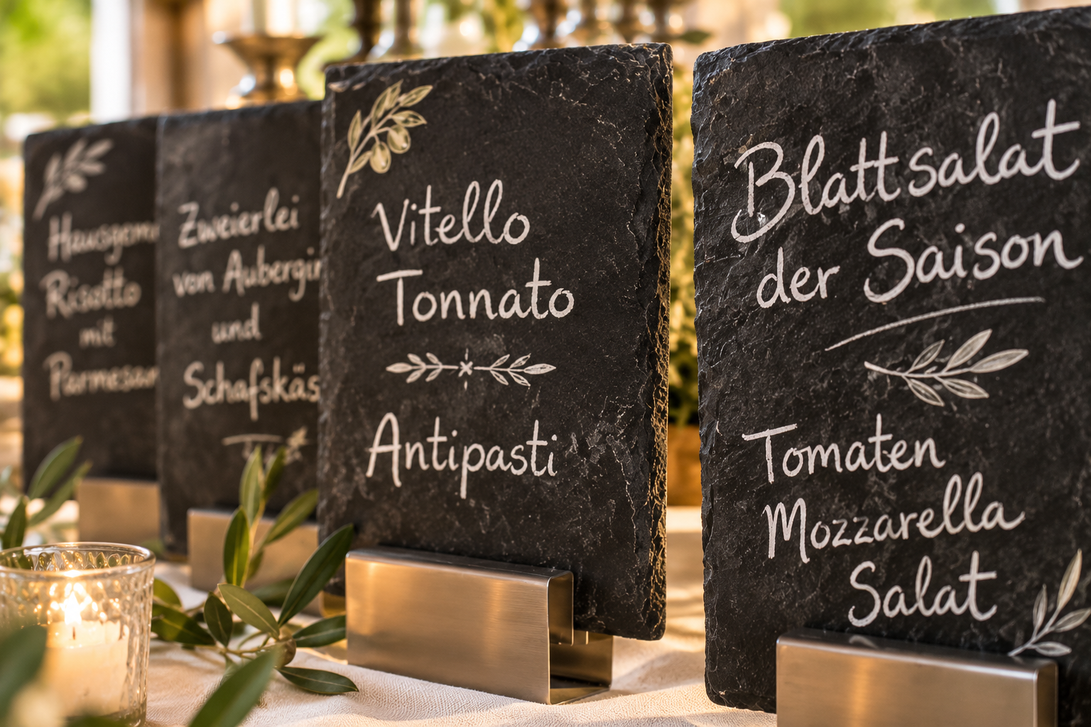 Hochzeitsdinner in der Villa Lacus
