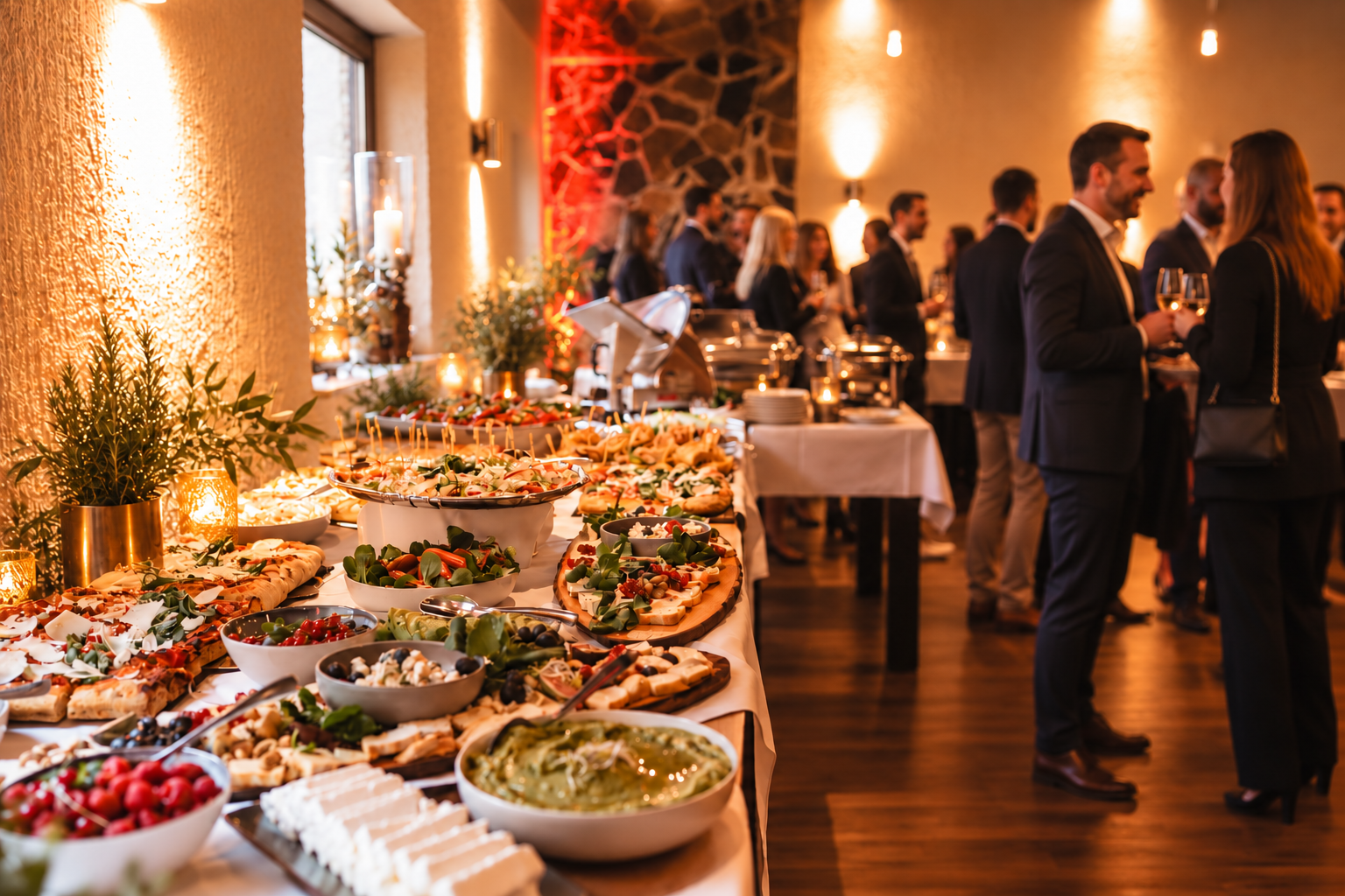 Mediterrane Küche für Firmenevents