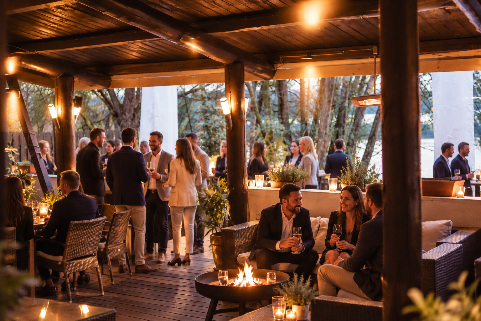 Firmenevent in der Villa Lacus in Bensheim